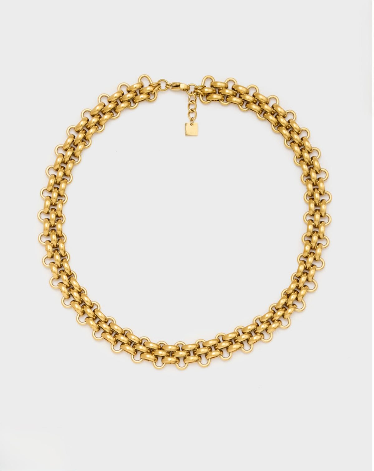 NALI - Collana maglia intrecciata oro donna
