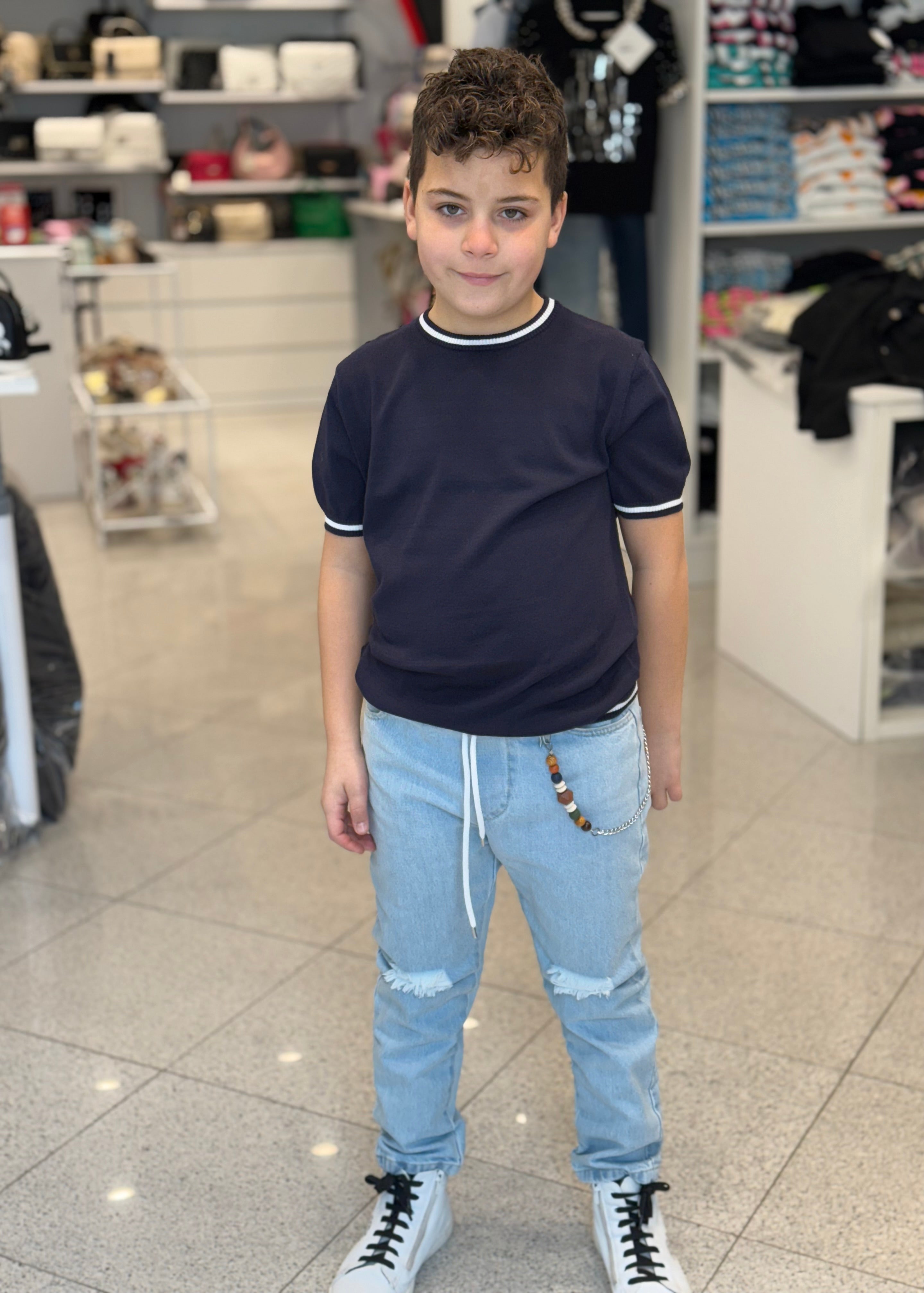 NEVER TOO - Jeans con elastico in vita bambino