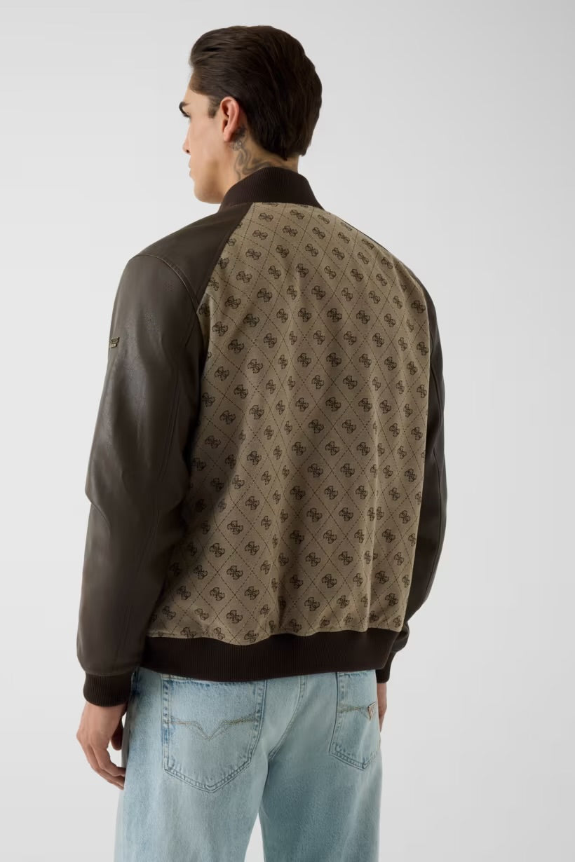 GUESS - Giacca bomber monogramma uomo