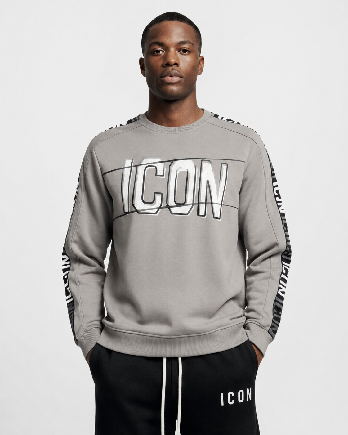 ICON - Felpa girocollo con logo