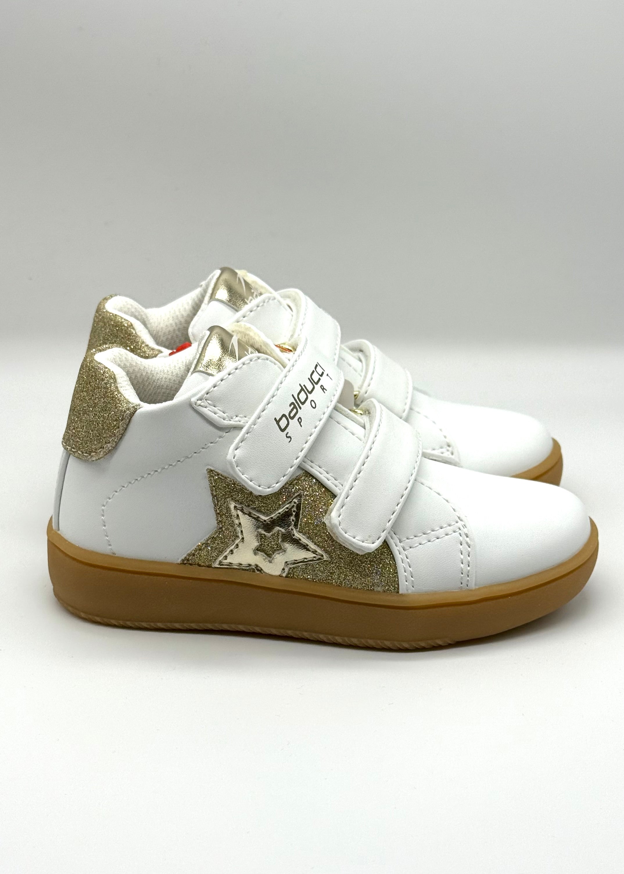 BALDUCCI SPORT - Sneakers con stella oro glitter bambina