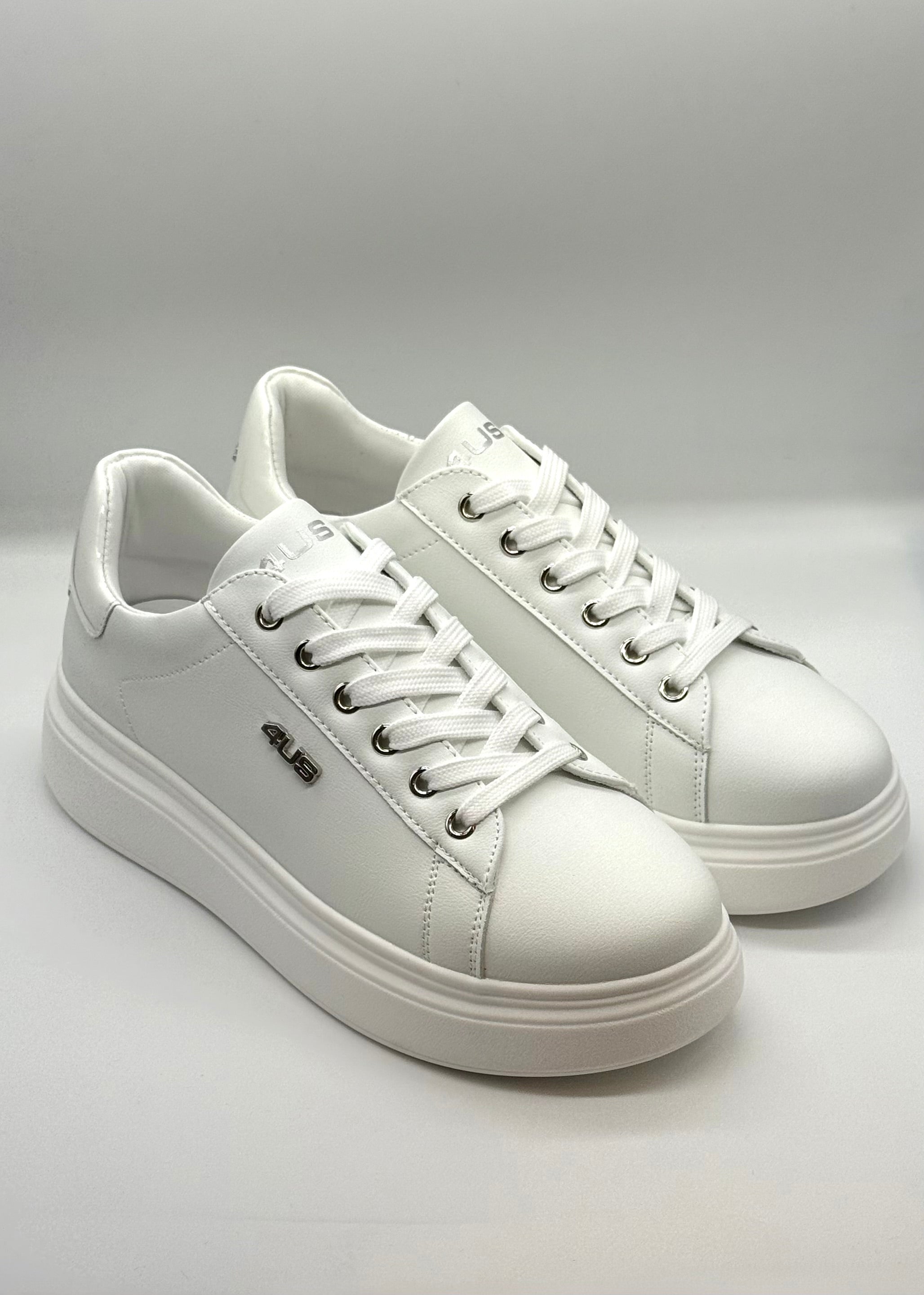 PACIOTTI 4US - Sneakers con logo argento donna