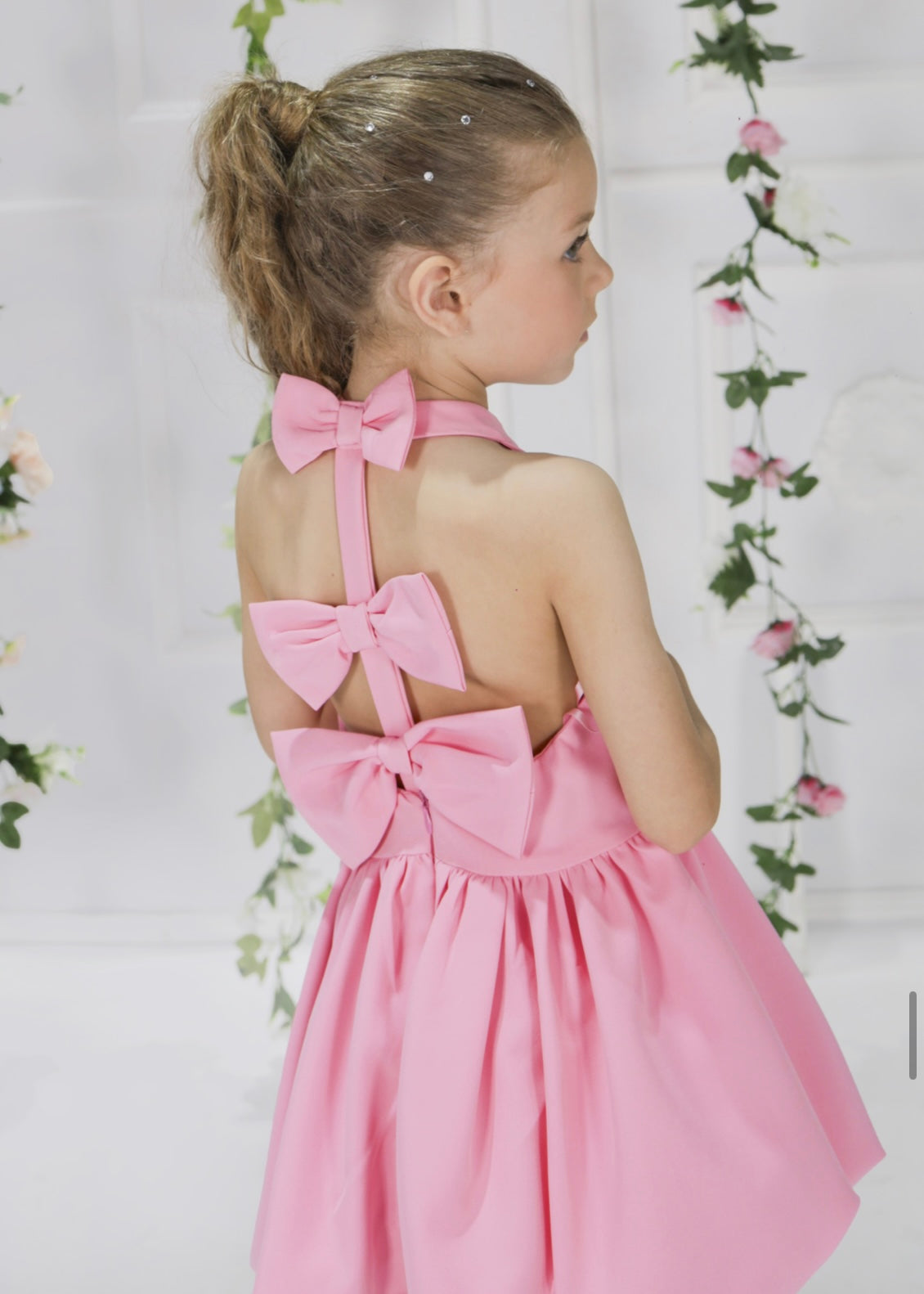 FUN FUN - Vestito con fiocchi  bambina