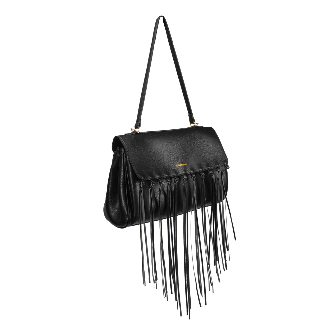 GIO CELLINI - Borsa maxi con frange
