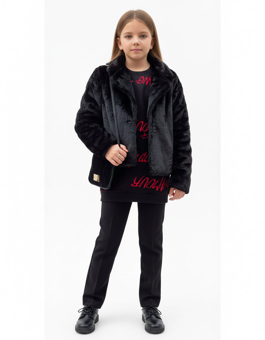 J'AIME - Pellicciotto nero