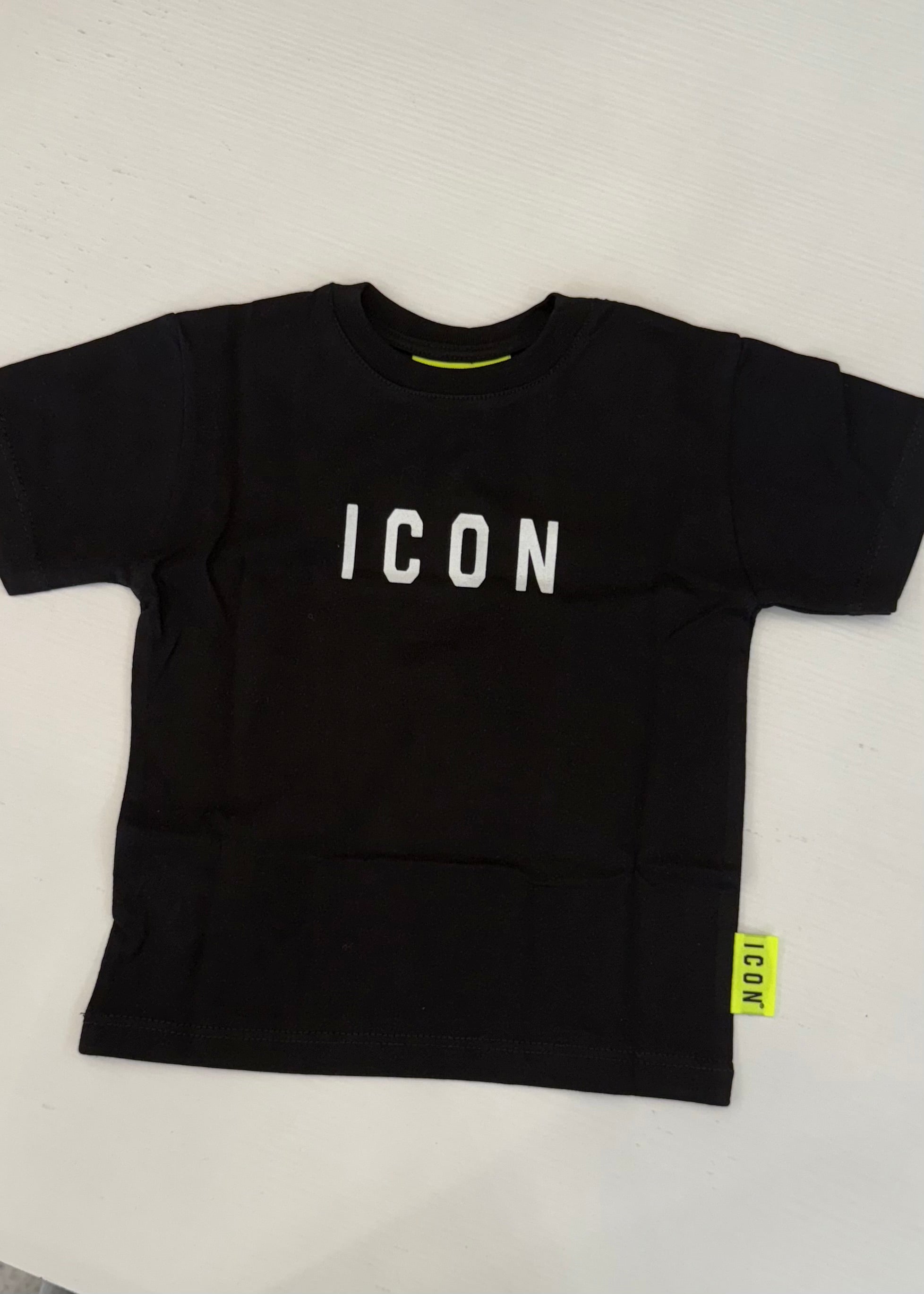 ICON - T-shirt nera bambino