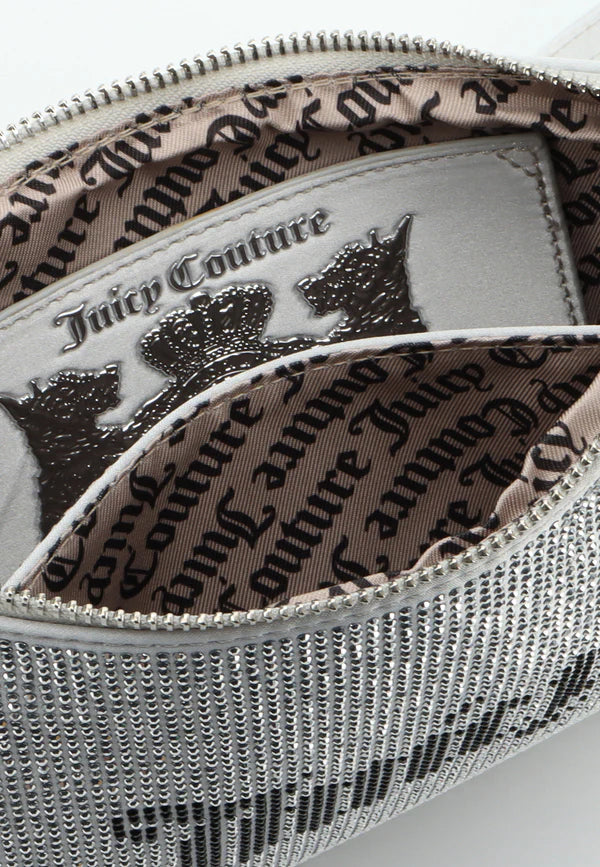 JUICY COUTURE - Pochette MIA completamente decorata con strass e tracolla