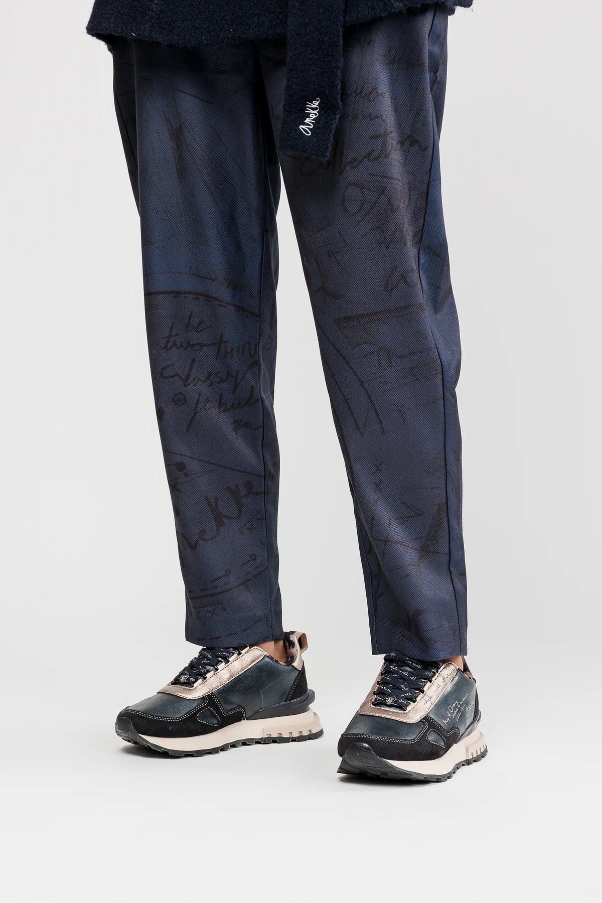 ANEKKE - Sneakers blu e beige