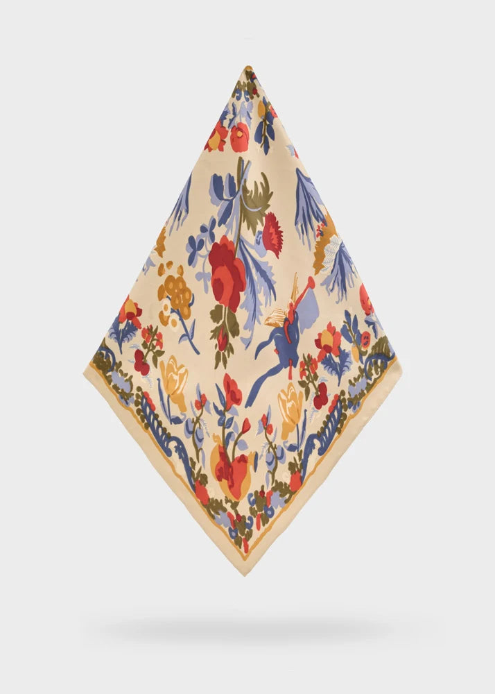 NALI - Foulard triangolo fantasia