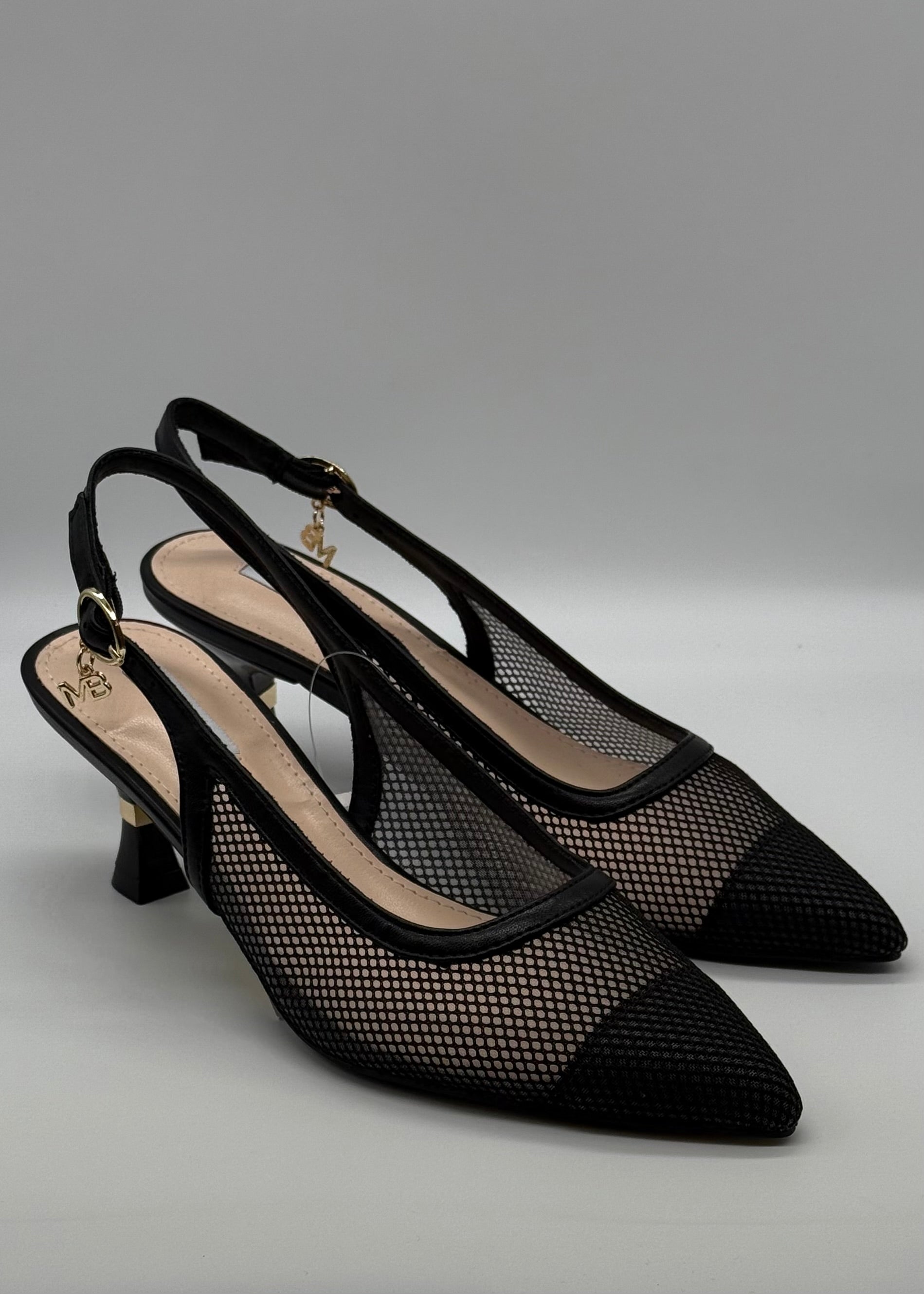 MARIELLA BURANI - Scarpa elegante a rete nera donna