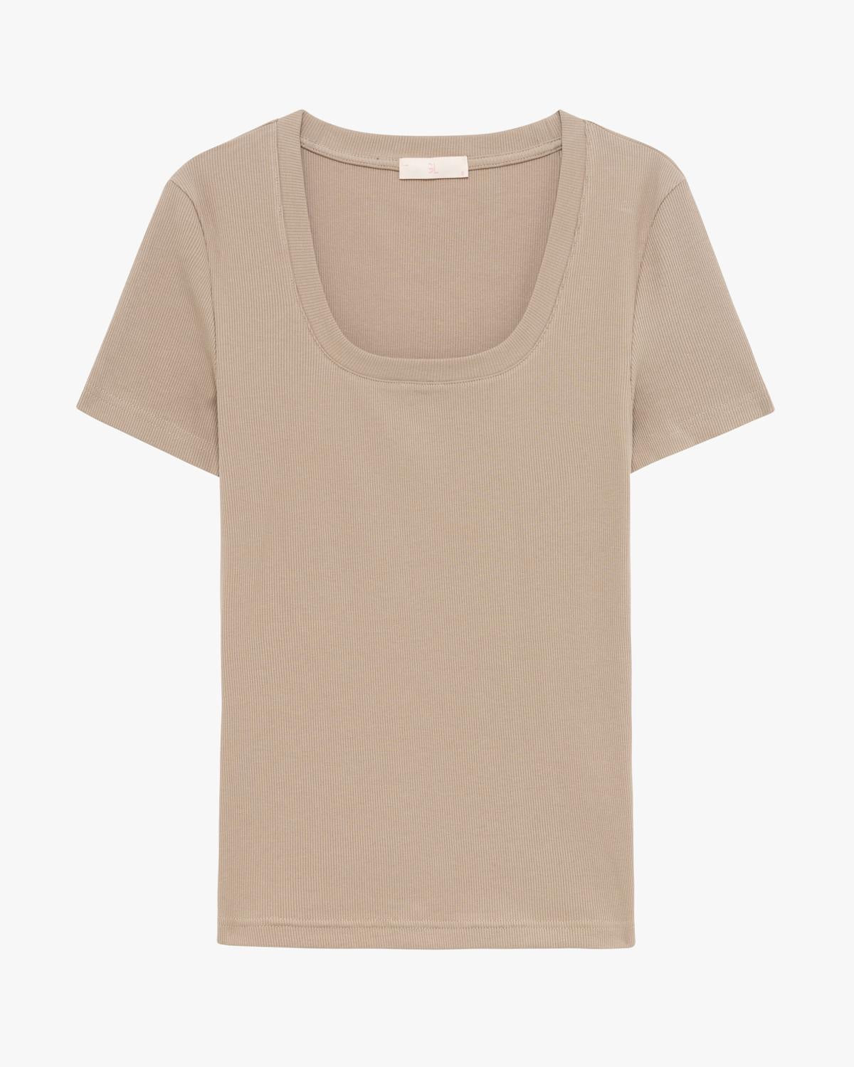 GL FOR HER - T-shirt a costine donna