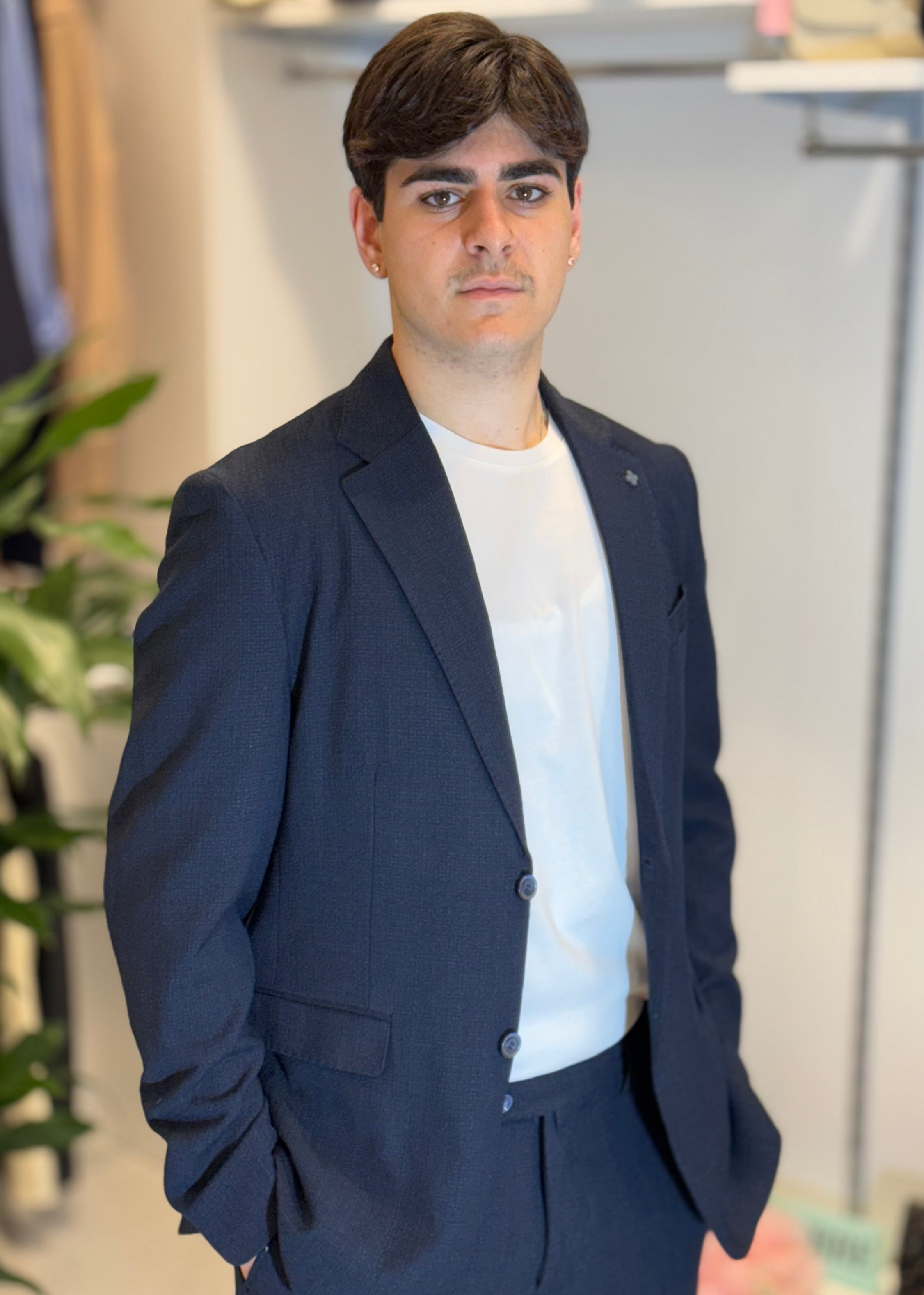 GIANNI LUPO - SET COMPLETO - Completo blu composto da giacca e pantalone