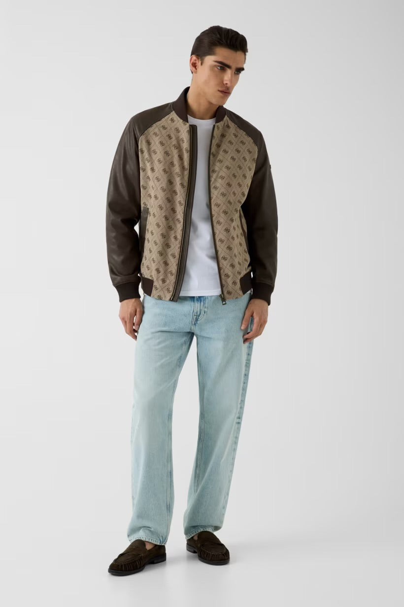GUESS - Giacca bomber monogramma uomo