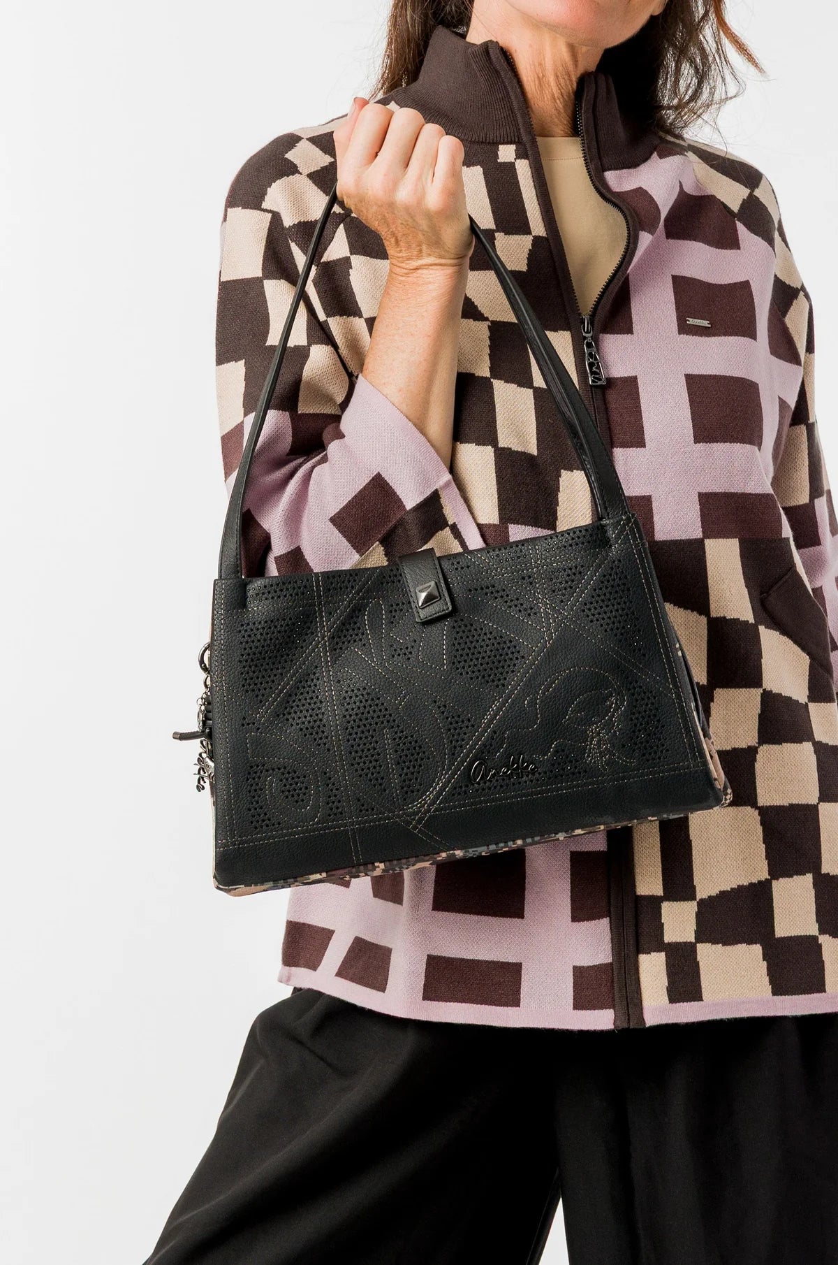 ANEKKE - Borsa a spalla BLACK