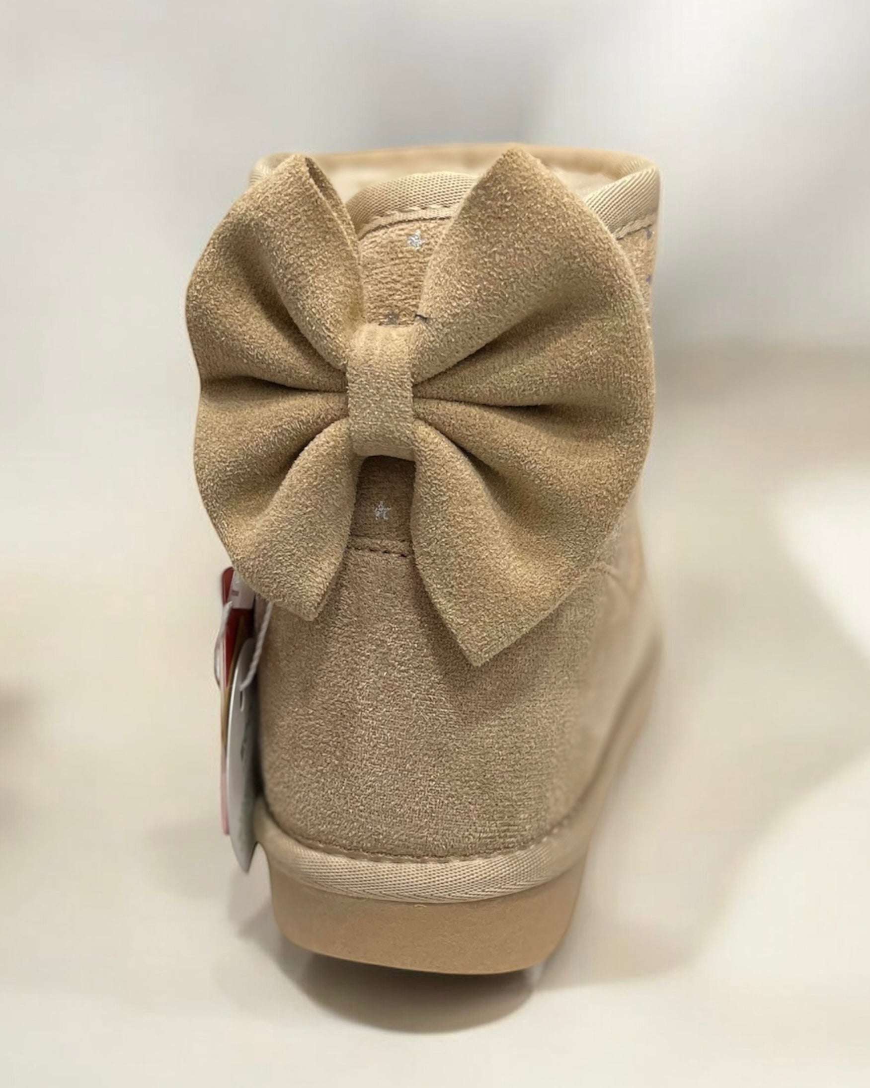 XTI - MEMORY FOAM - Stivaletto beige in pelliccia bambina con fiocco