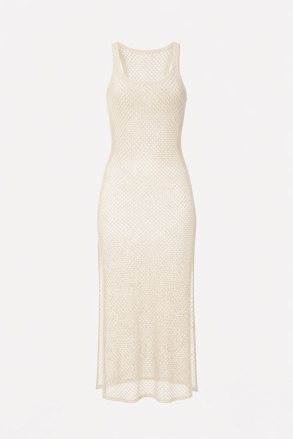 4GIVENESS - Vestito lungo NATURAL MESH donna