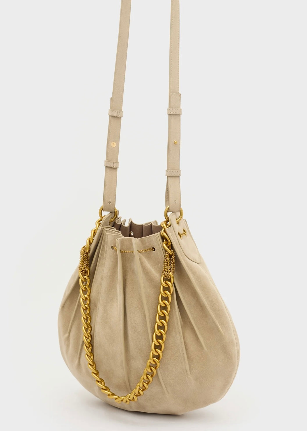 NALI - Borsa EVISSA a spalla scamosciata