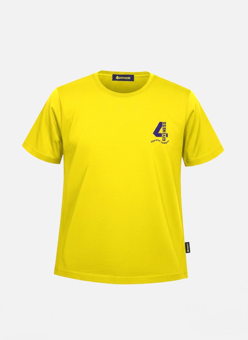4GIVENESS - T-shirt  con logo blu bambino