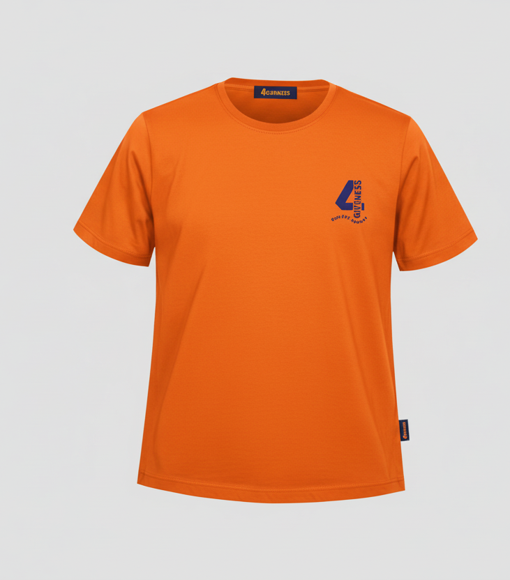 4GIVENESS - T-shirt  con logo blu bambino