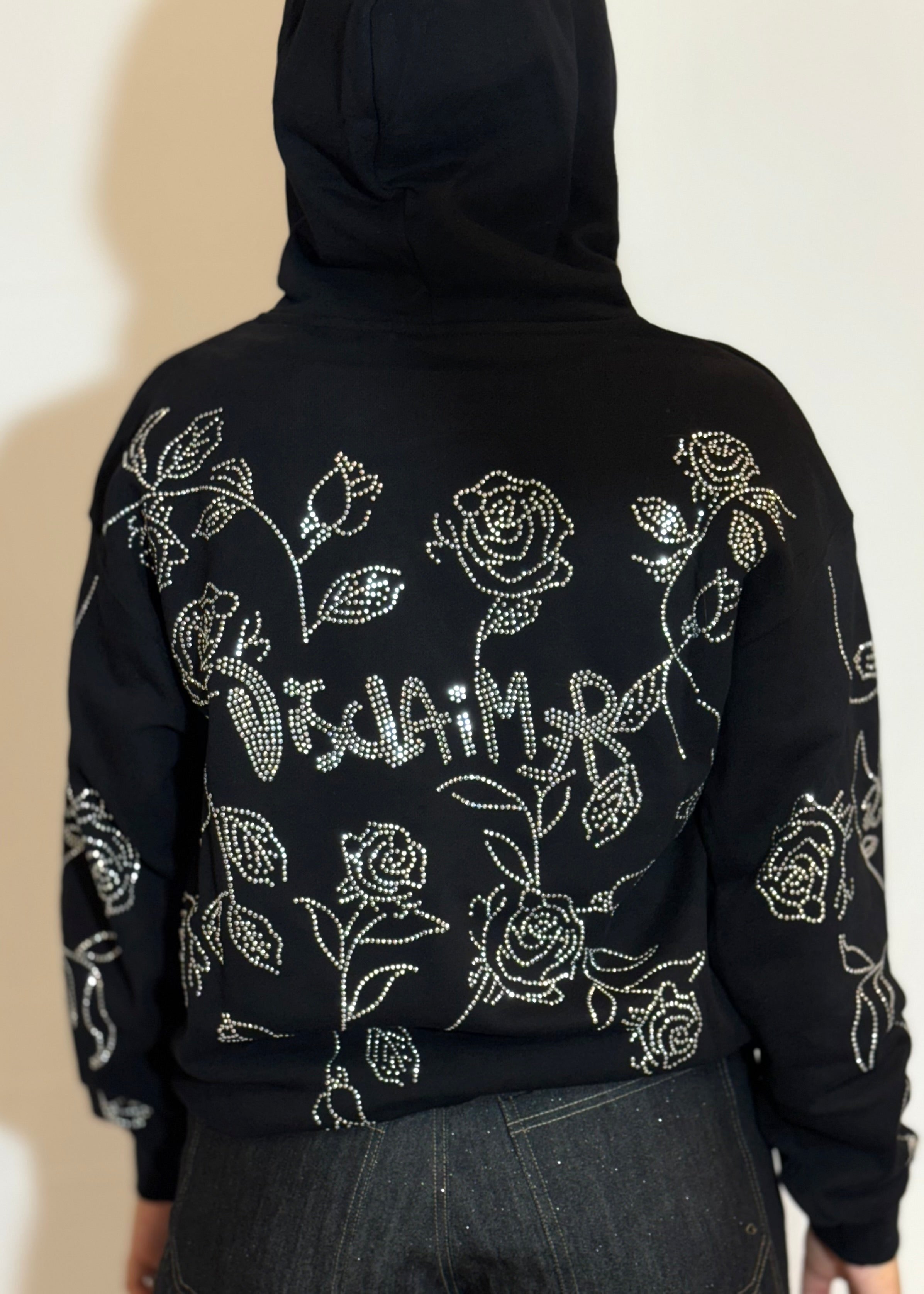 DISCLAIMER - Felpa con strass donna