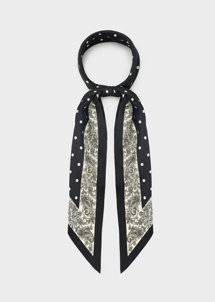 NALI - Foulard triangolo mini pois
