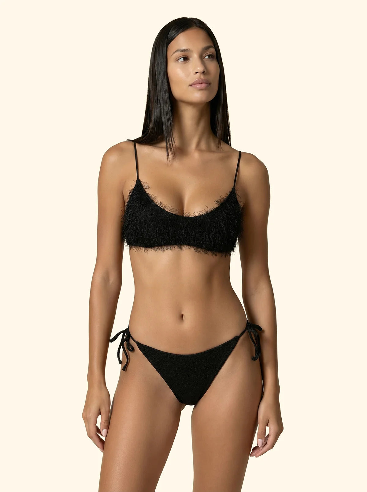 F**K - Bikini top con slip regolabile FUR donna