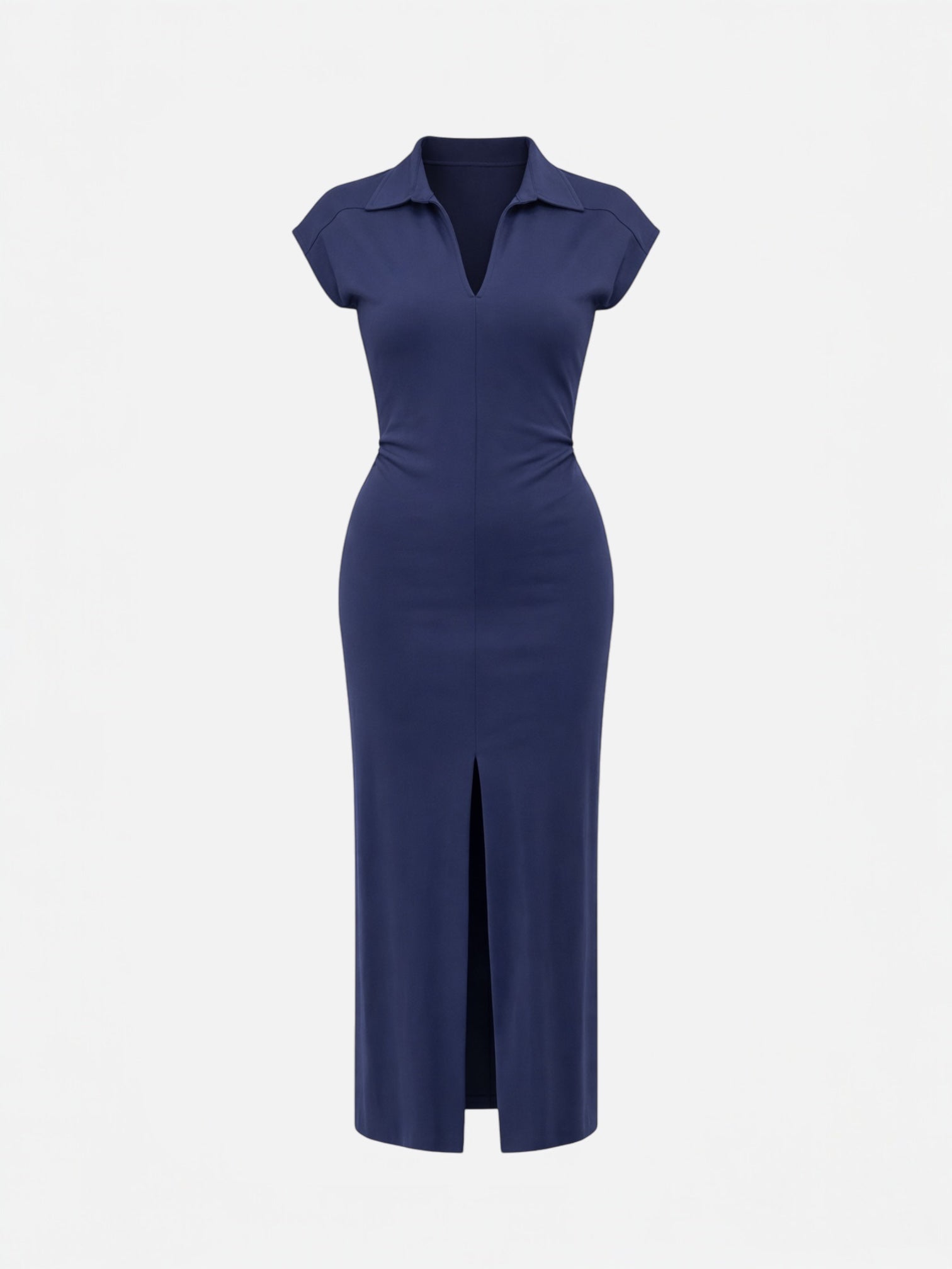 TEE TIME - Vestito con colletto e spacco donna