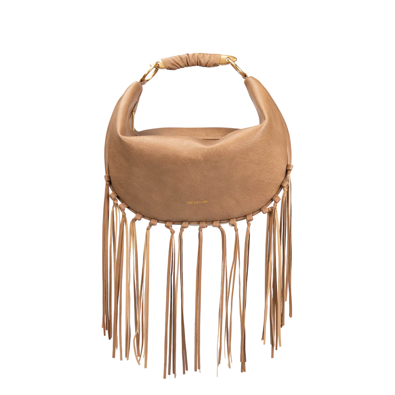 GIO CELLINI - Borsa hobo con frange