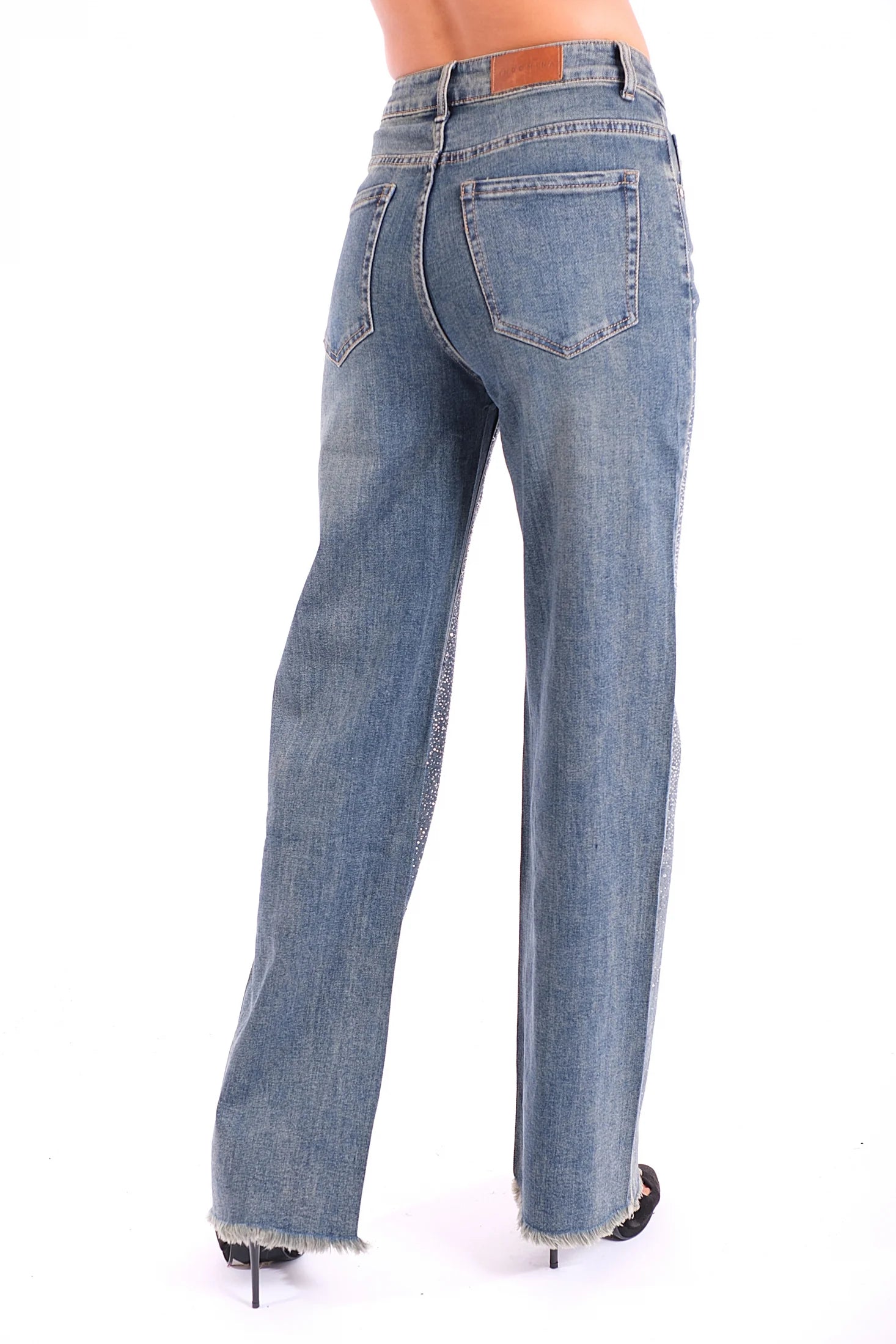INDOMINA - Jeans con strass donna