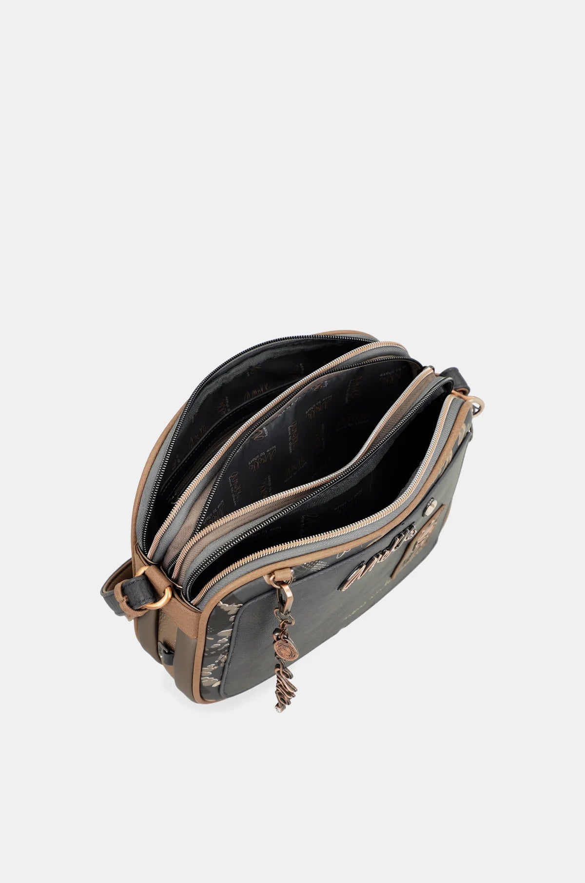 ANEKKE - Borsa a tracolla tre scomparti intentions donna