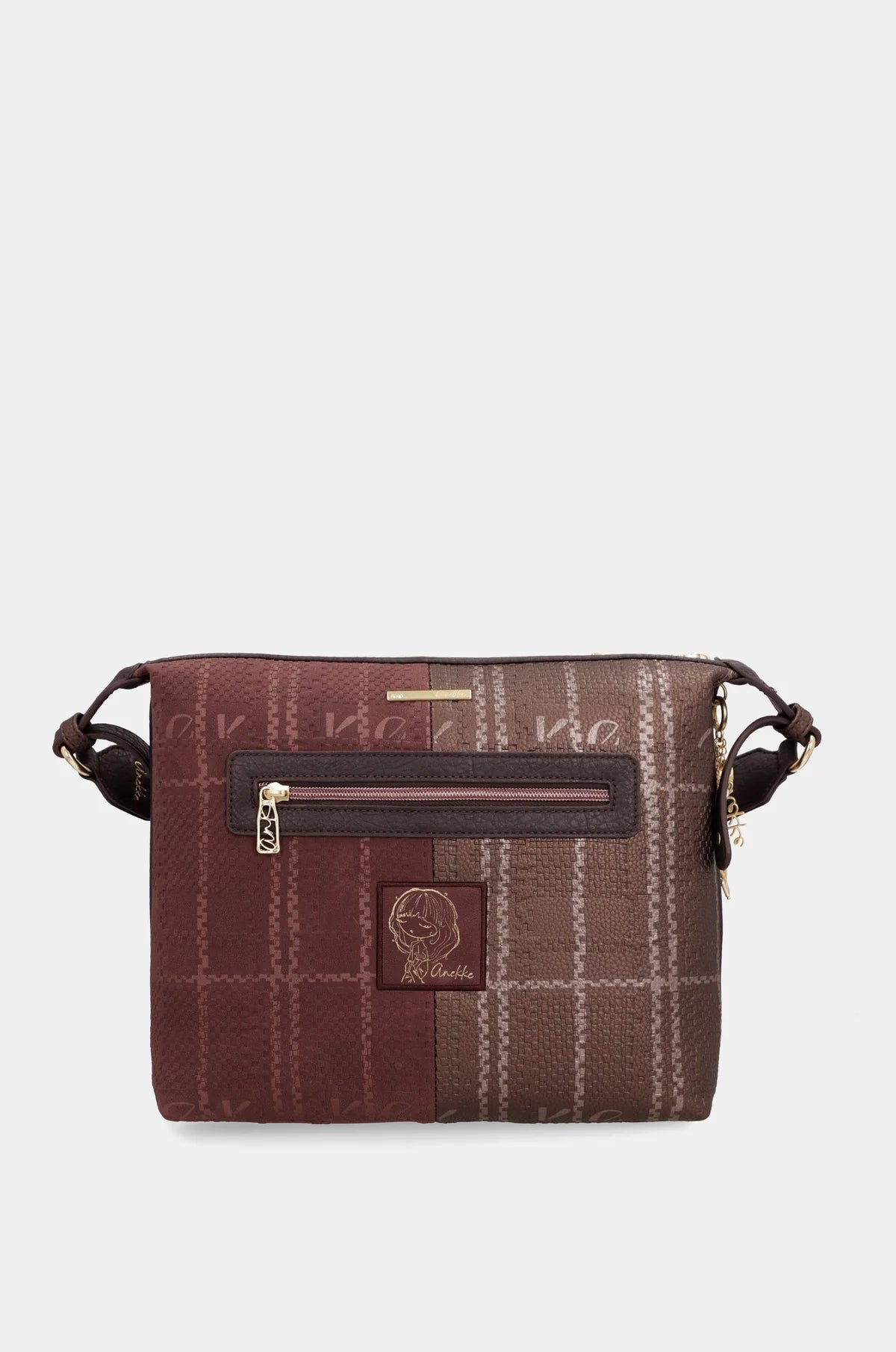 ANEKKE - Borsa a tracolla BURGUNDY