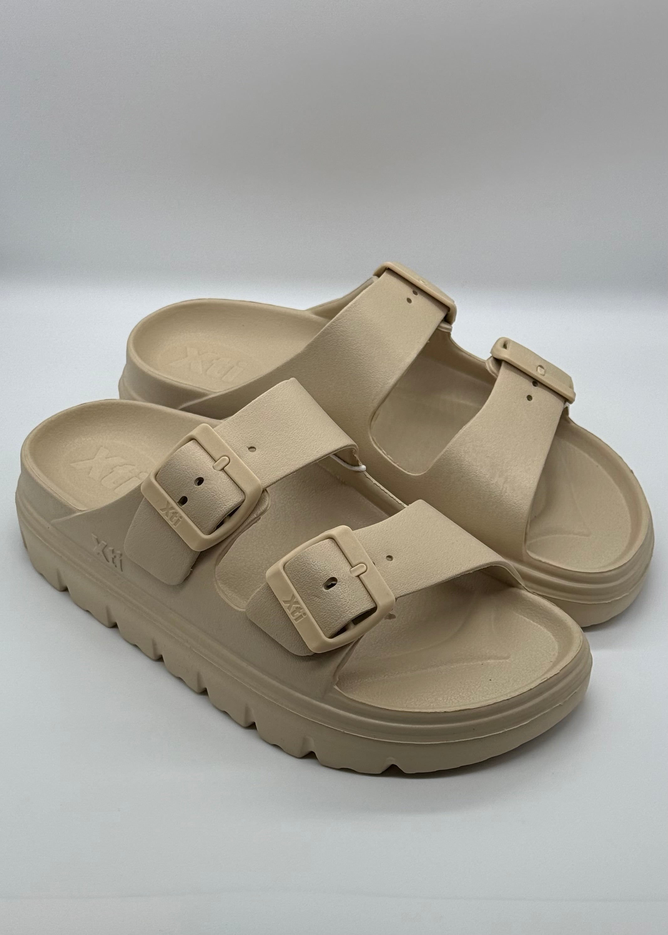 XTI - MEMORY FOAM - Ciabatta con Doppia Fibbia e Suola Platform donna