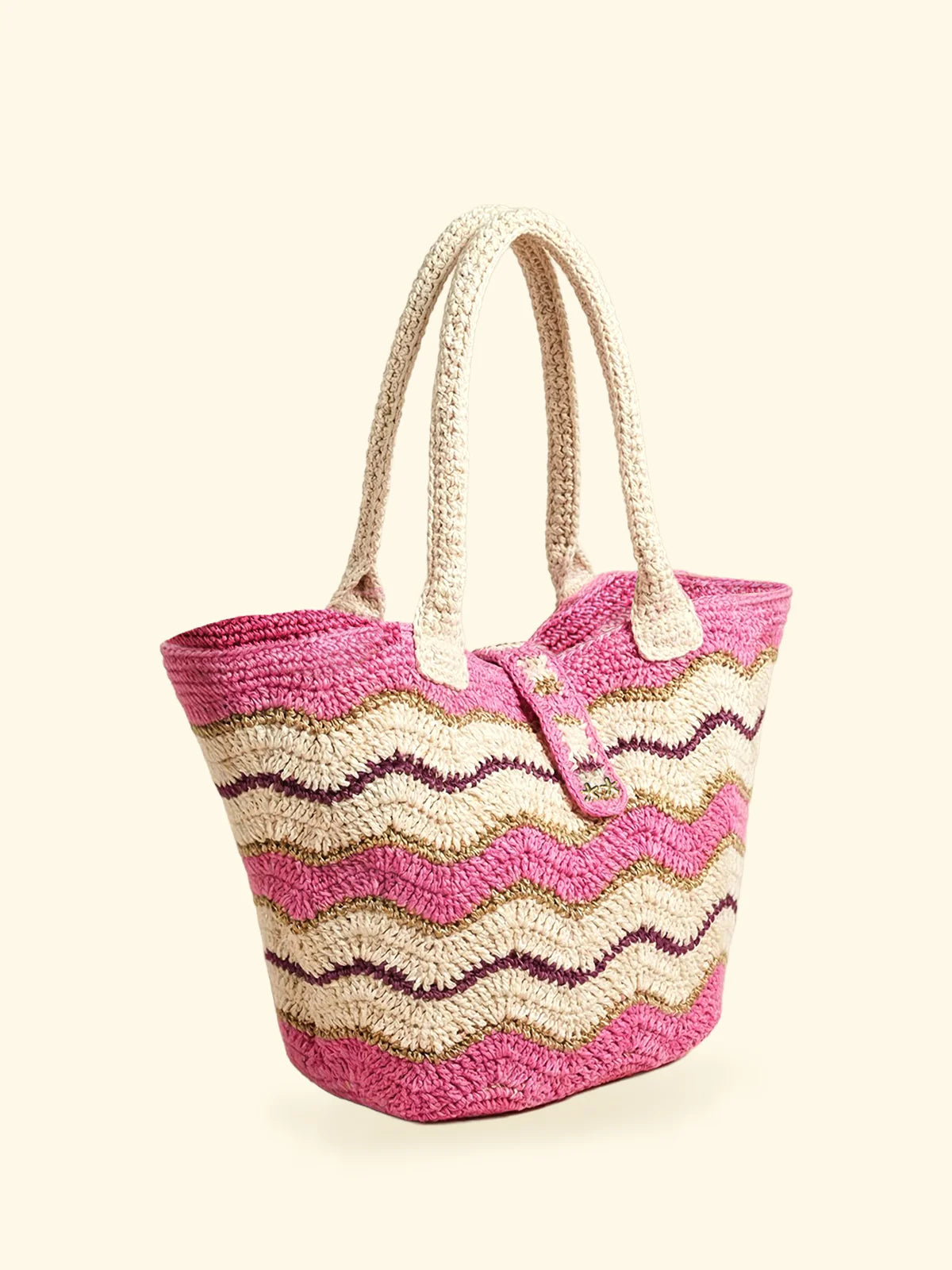 F**K - Borsa in paglia donna