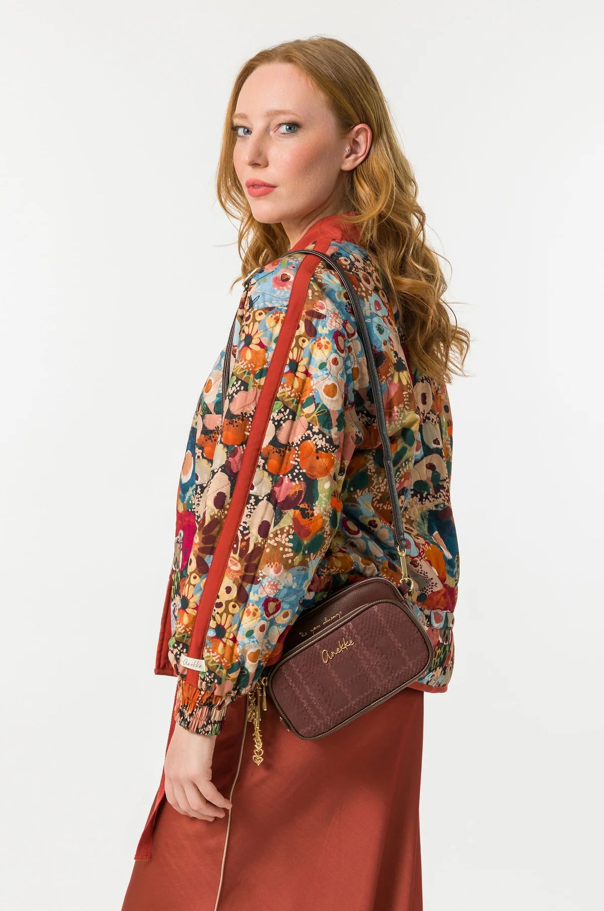 ANEKKE - Borsa a tracolla BURGUNDY