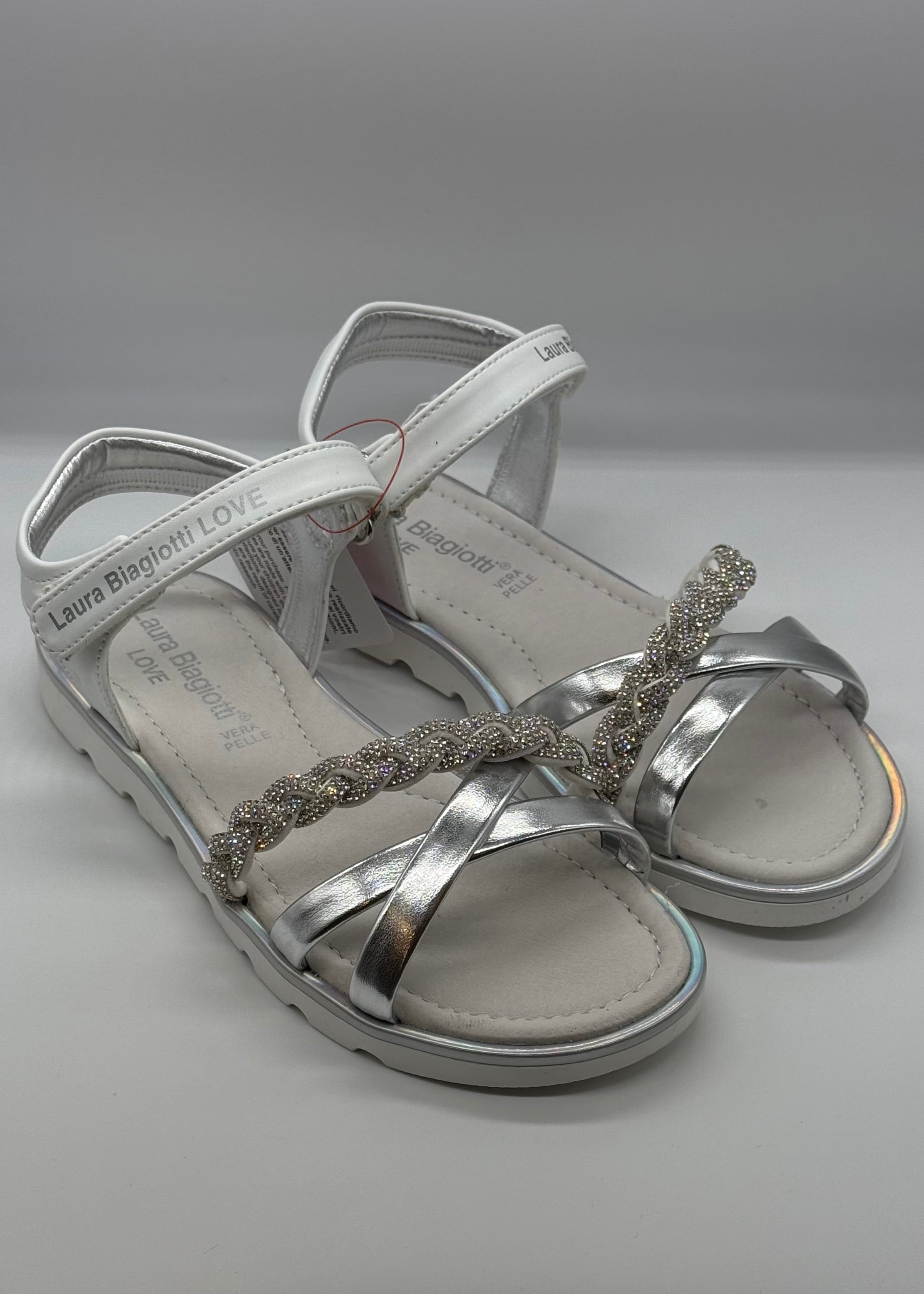 LAURA BIAGIOTTI - Sandalo bianco  bambina