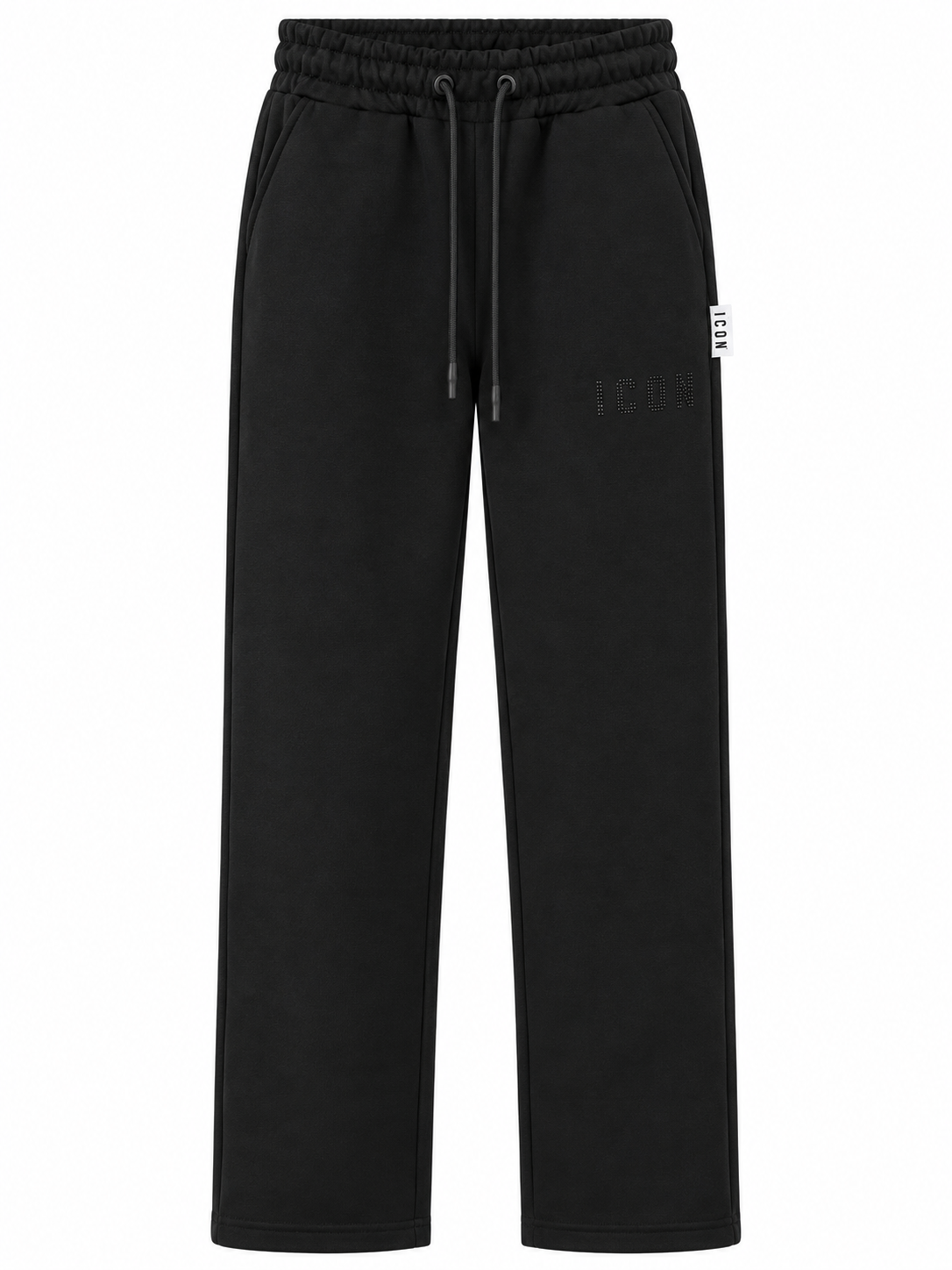ICON - Pantalone con logo in strass donna