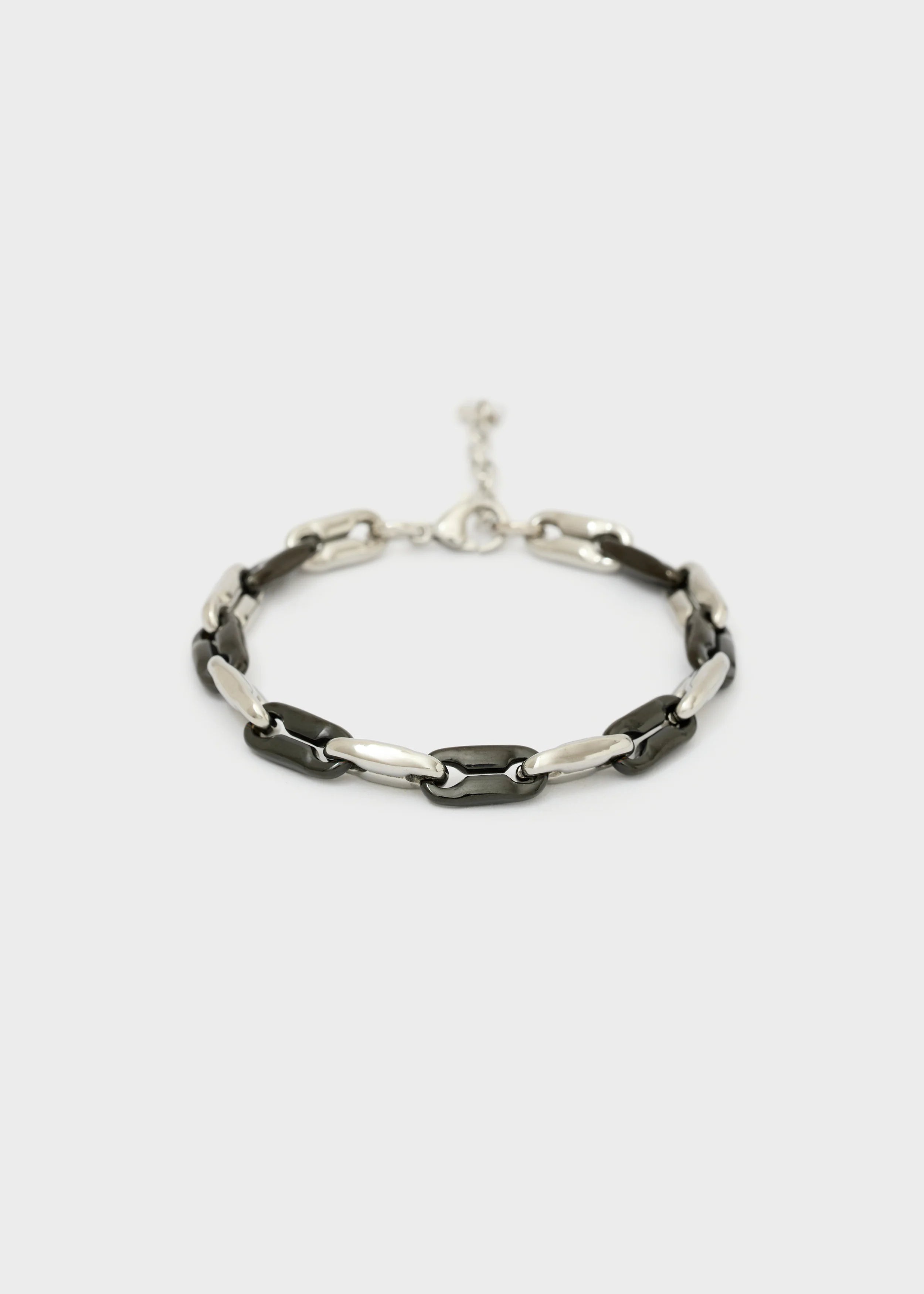 NALI - Bracciale BICOLOR in acciaio inox uomo