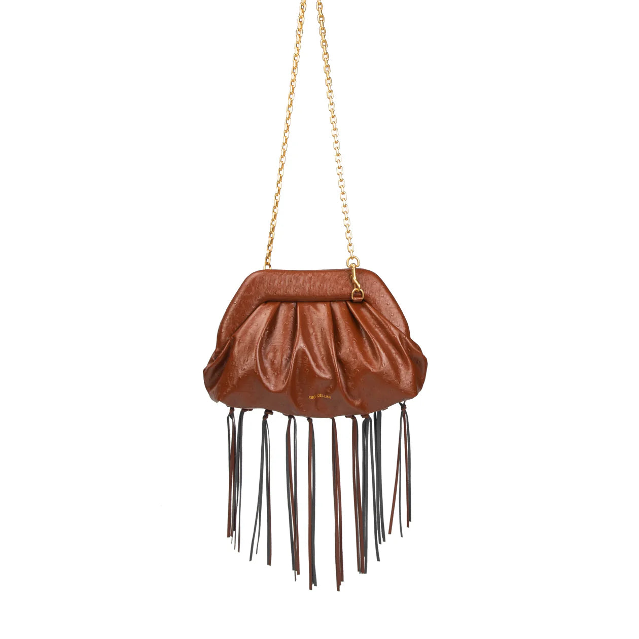 GIO CELLINI - Borsa clutch con frange