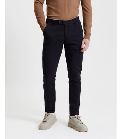 GIANNI LUPO - Pantalone chino blu uomo