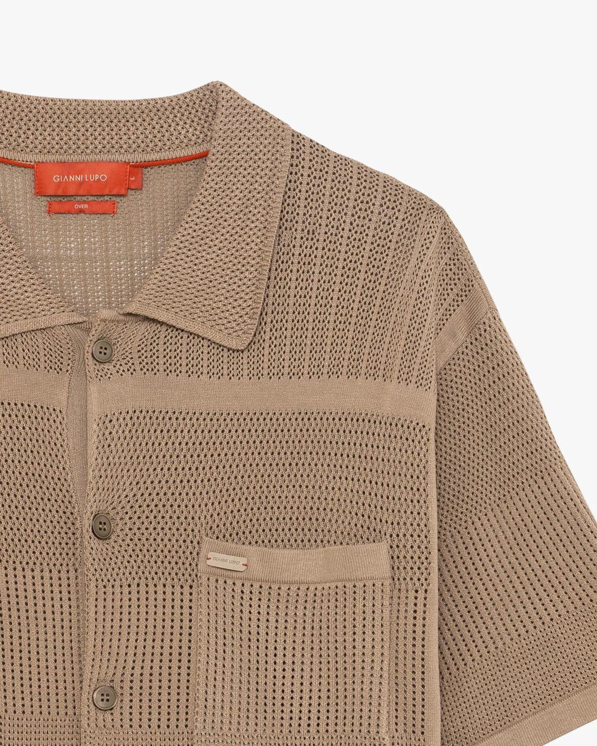 GIANNI LUPO - Cardigan traforato uomo
