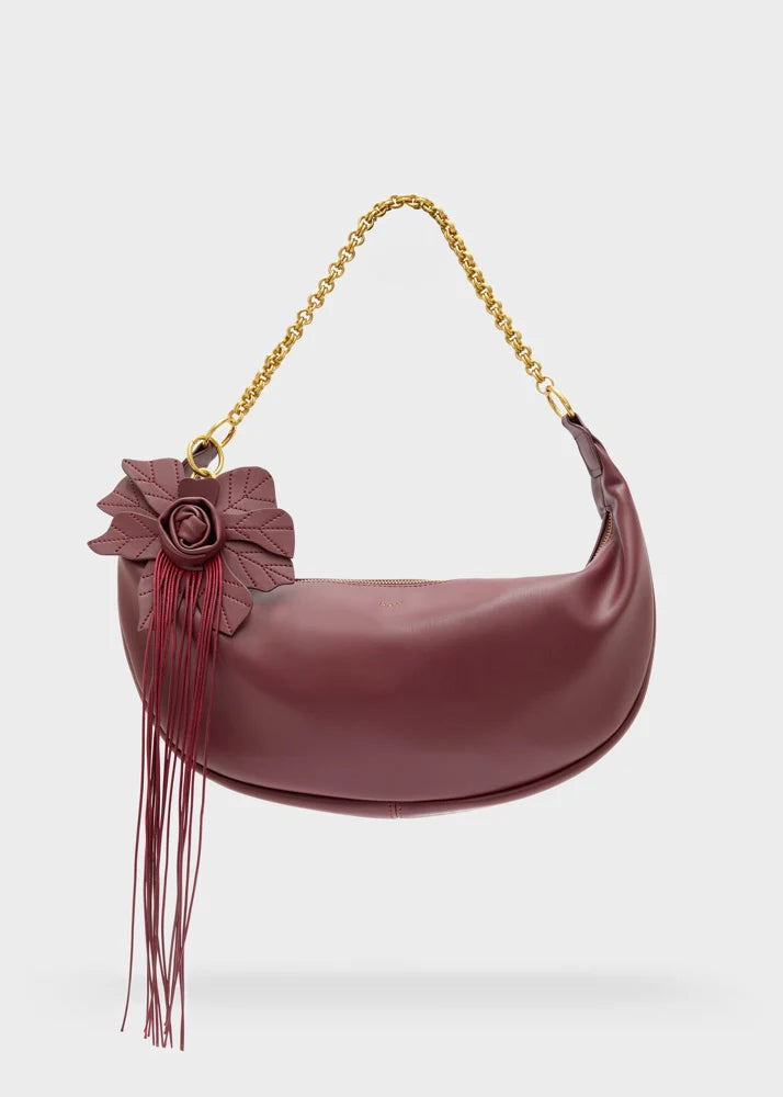 NALI - Borsa Hailey a spalla con fiore