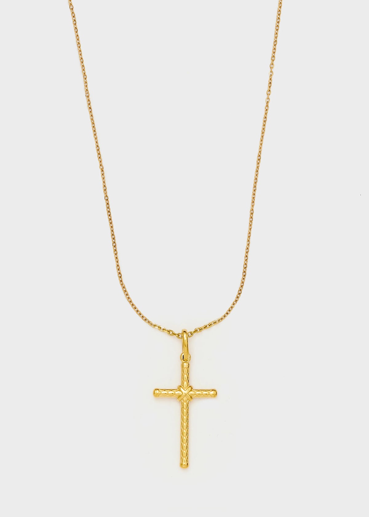NALI - Collana CROSS in acciaio inox