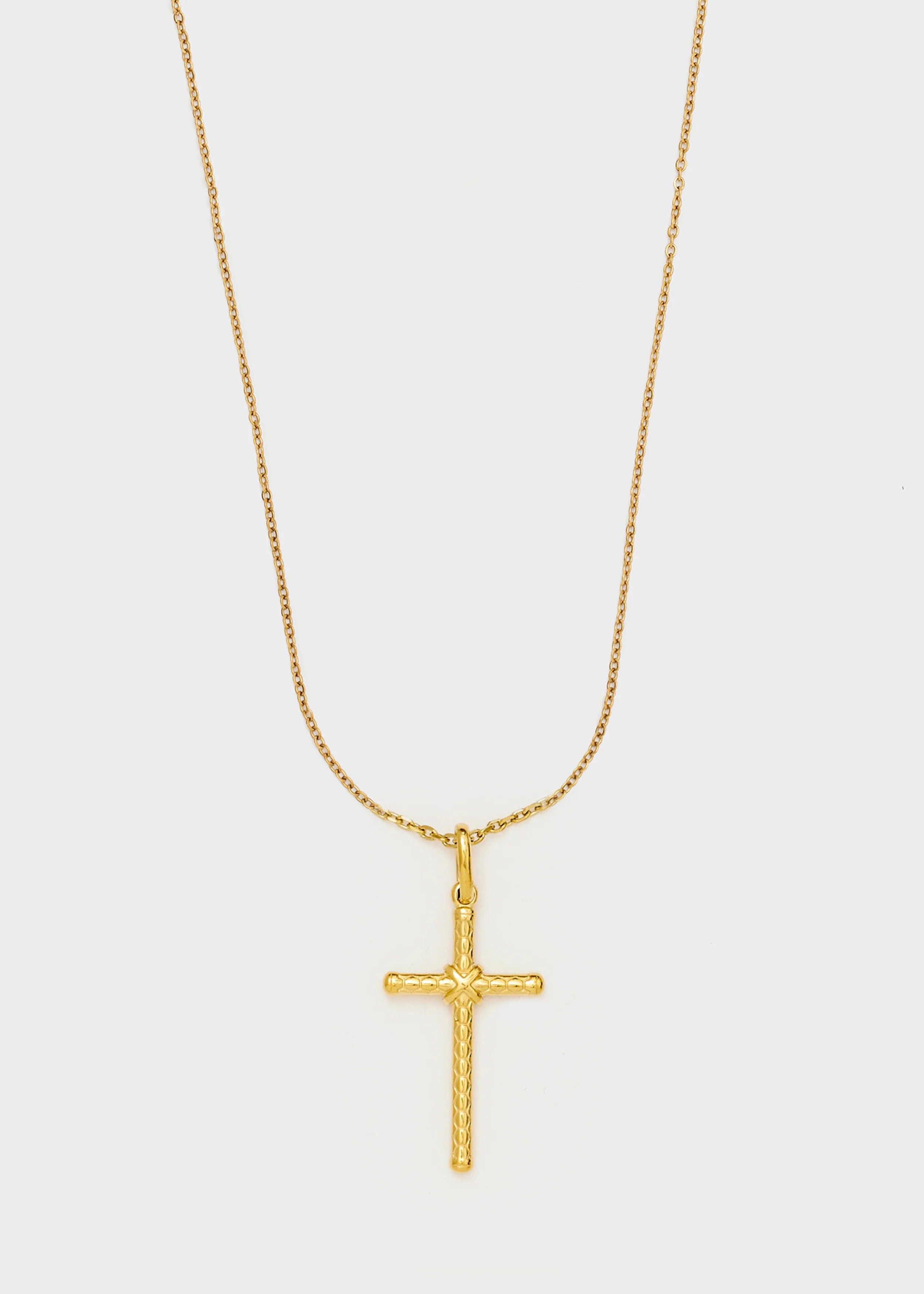 NALI - Collana CROSS in acciaio inox