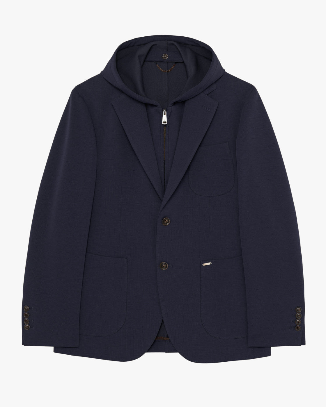 GIANNI LUPO - Blazer con cappuccio e pettorina removibile