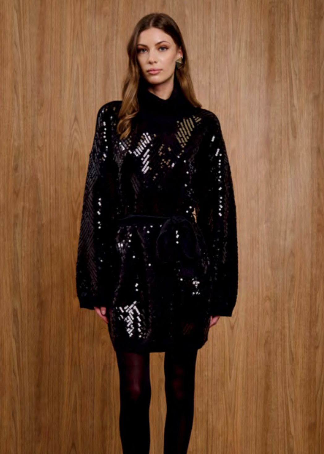 INFLUENCER - Vestito pailettato donna
