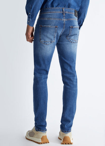 LIU-JO UOMO- Jeans slim effetto strappato uomo