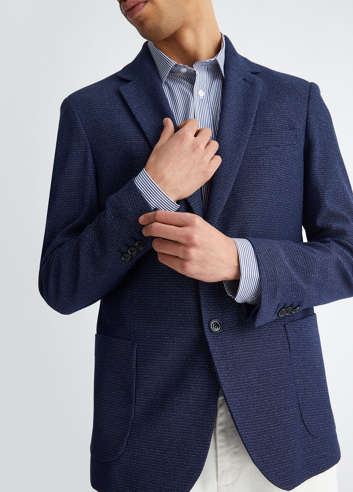 LIU-JO UOMO - Blazer blu con tasche uomo