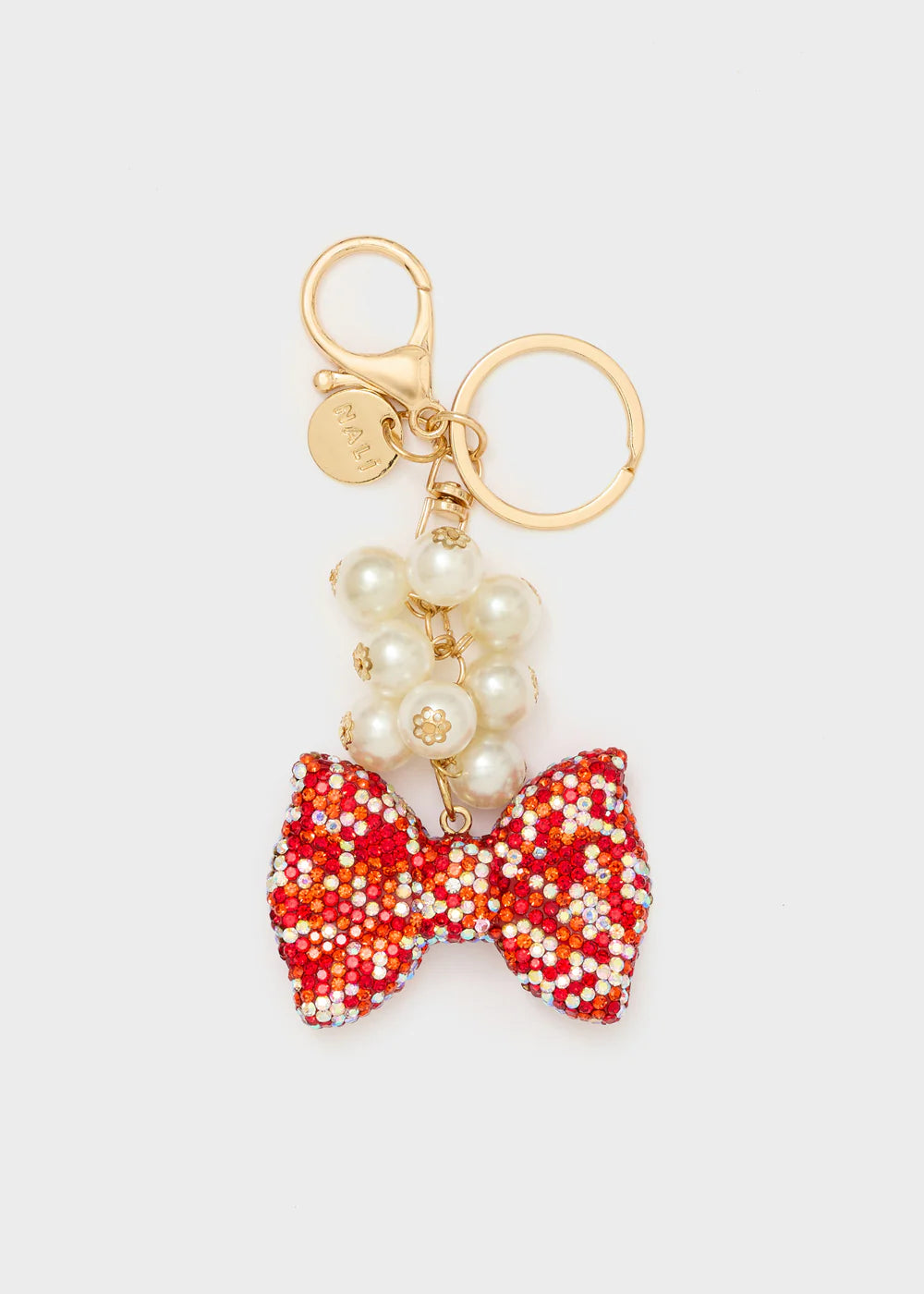 NALI - Portachiavi FIOCCO in strass