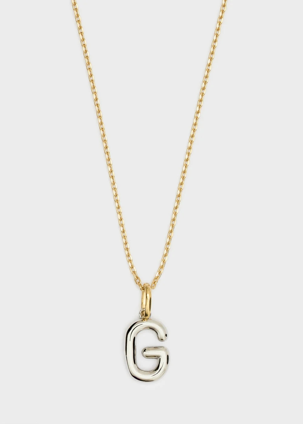 NALI - Collana LETTERING small oro/argento