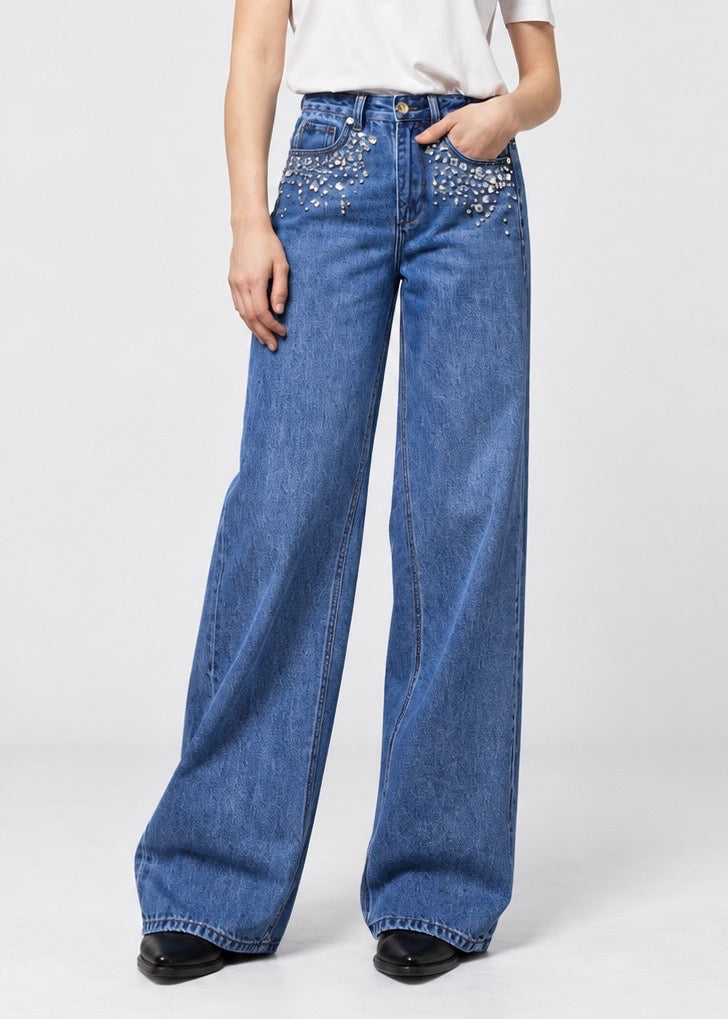 GL FOR HER - Pantalone Stella Wide leg donna